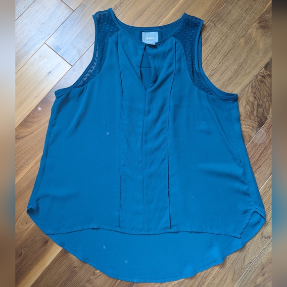 Anthropologie Maeve lace panel tank top size 8 EUC - Picture 5 of 8